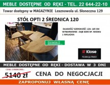 Klose - STÓŁ OPTI 2 3800-02 ŚR.120 , ROZKŁADANY 